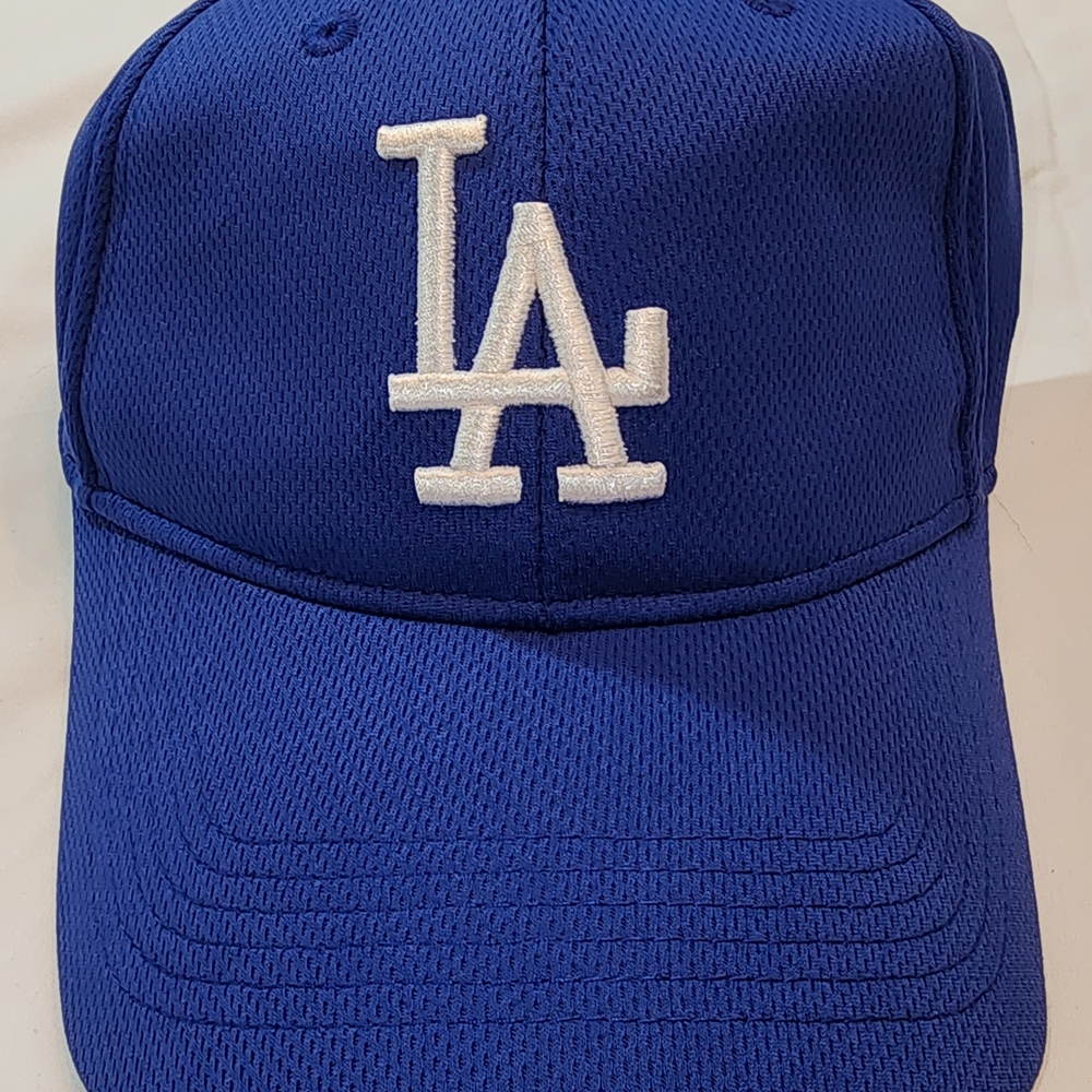 LA dodgers Blue White Logo Hat